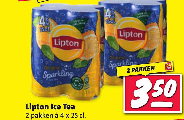 Lipton Ice Tea 2 pakken à 4 x 25 cl.