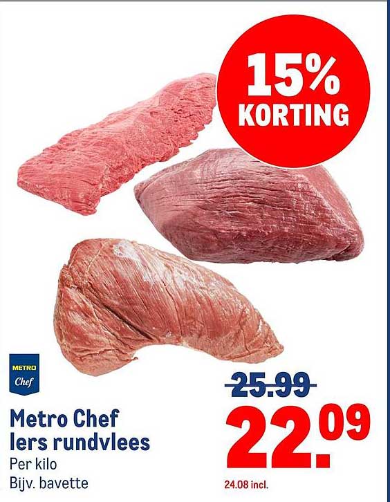 Metro Chef 1rs rundvlees