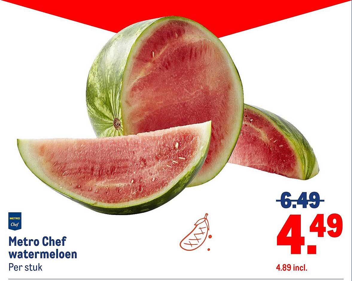 Metro Chef watermeloen