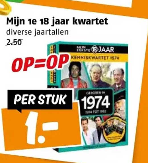 Mijn 1e 18 jaar kwartet