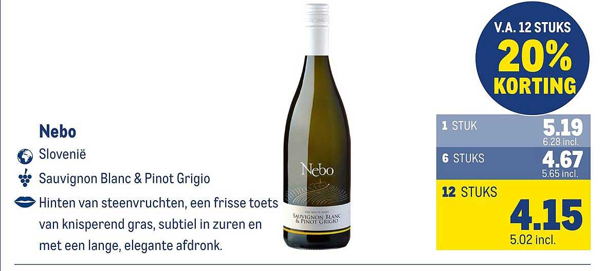 Nebo Sauvignon Blanc & Pinot Grigio