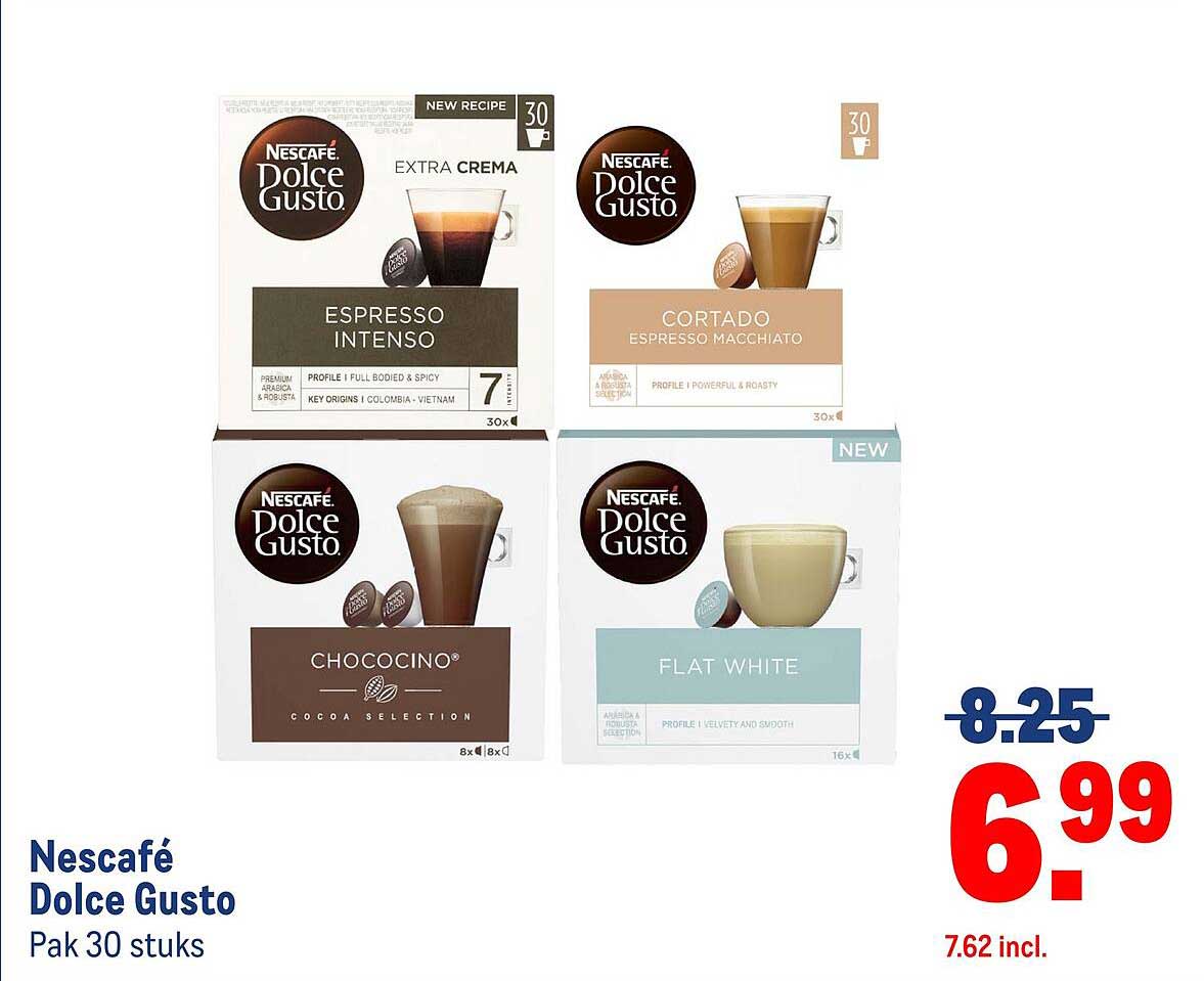 Nescafé Dolce Gusto Pak 30 stuks