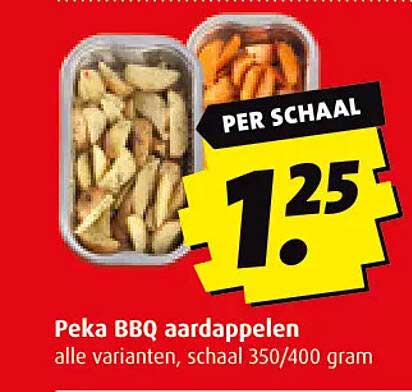 Peka BBQ aardappelen
