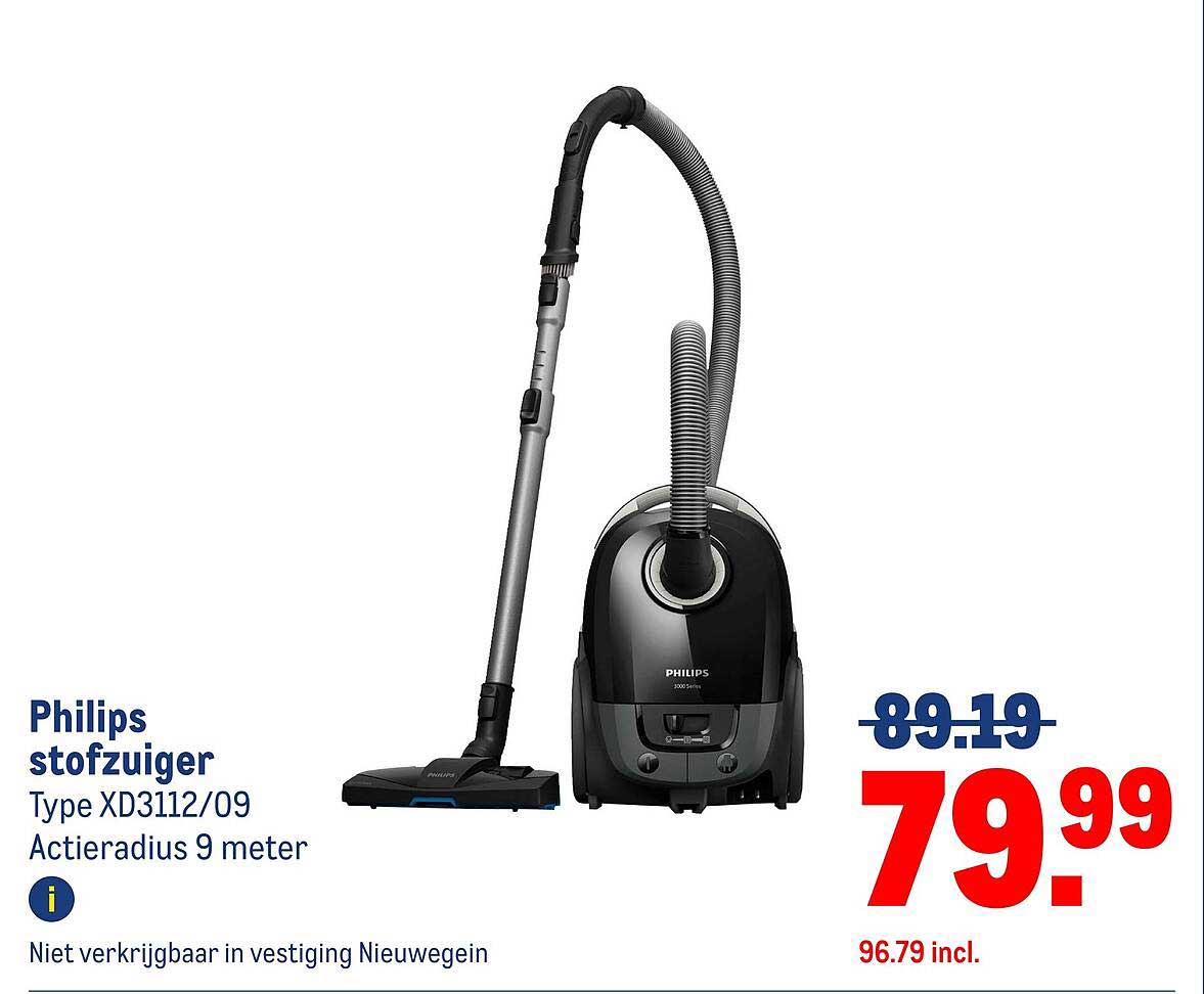 Philips stofzuiger Type XD3112/09