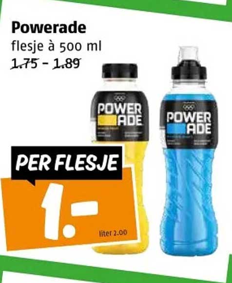 Powerade flesje à 500 ml