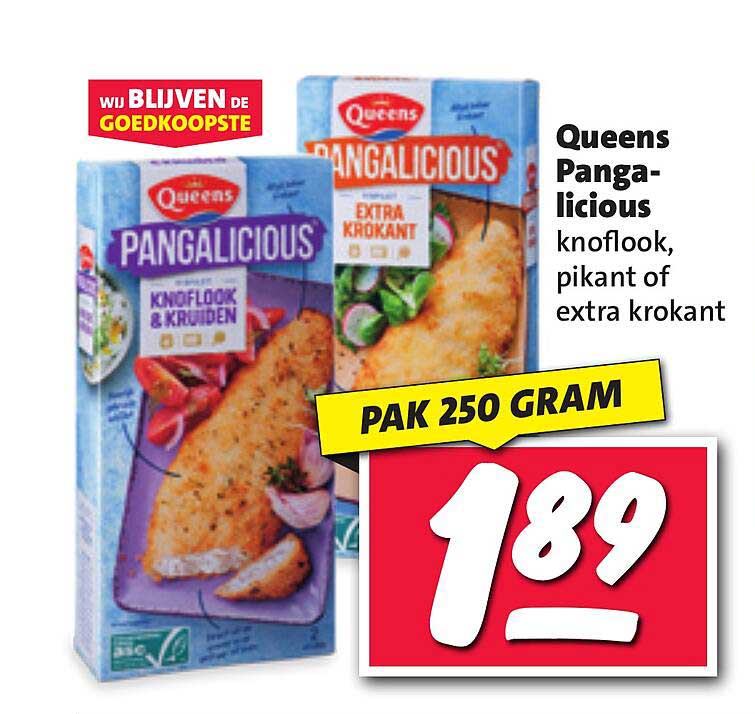 Queens Pangalicious knoflook, pikant of extra krokant