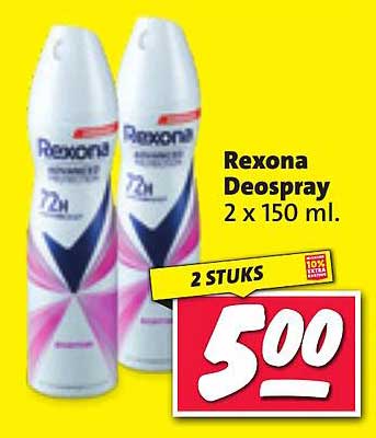 Rexona Deospray 2 x 150 ml.