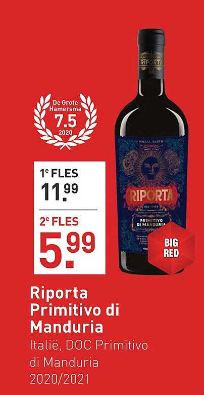 Riporta Primitivo di Manduria