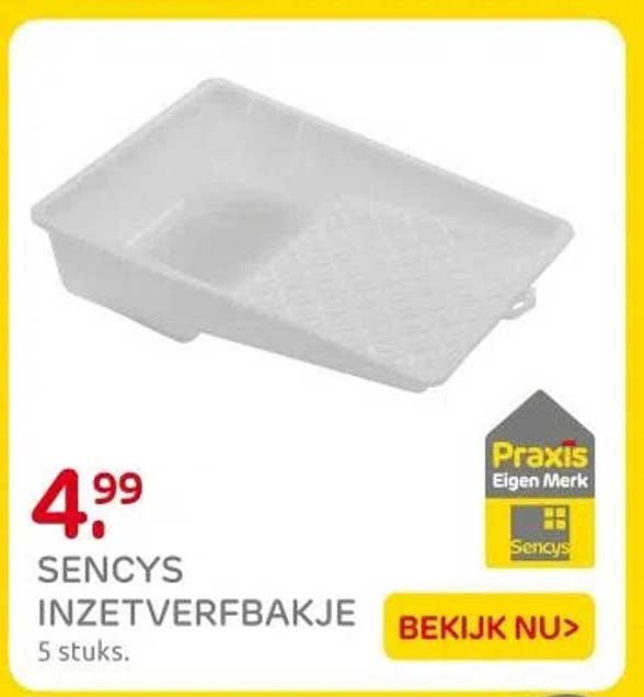 SENCYS INZETVERFBAKJE 5 stuks