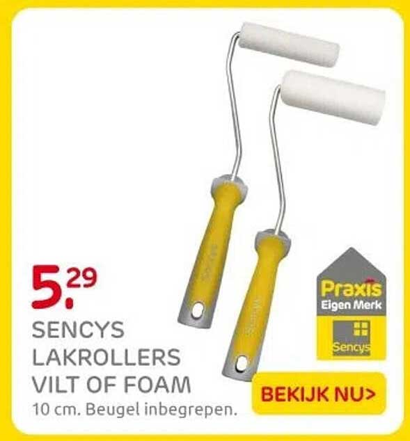 SENCYS LAKROLLERS VILT OF FOAM