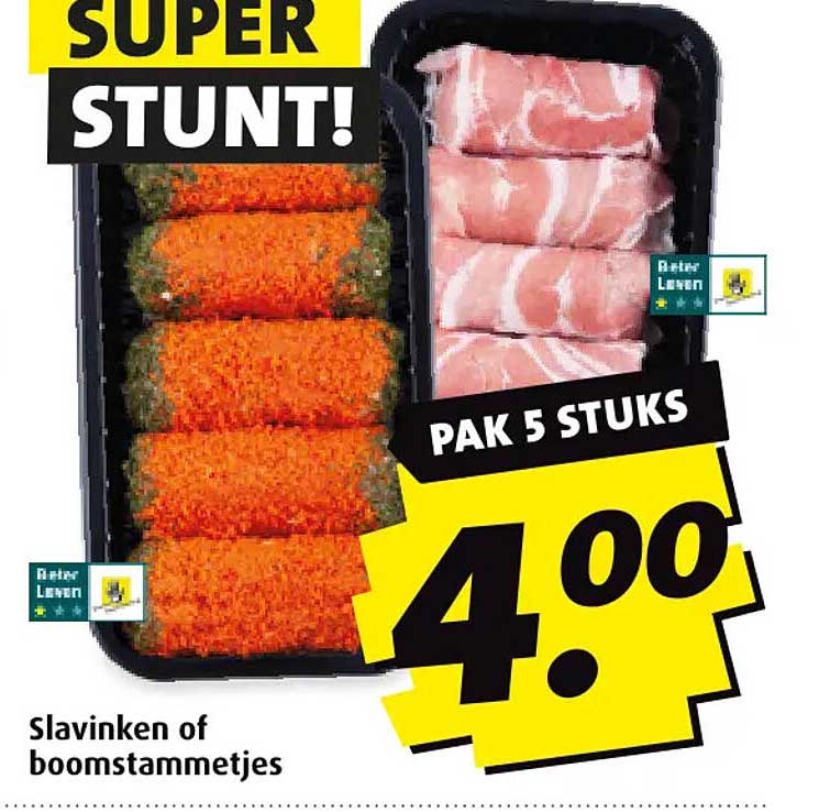 Slavinken of boomstammetjes