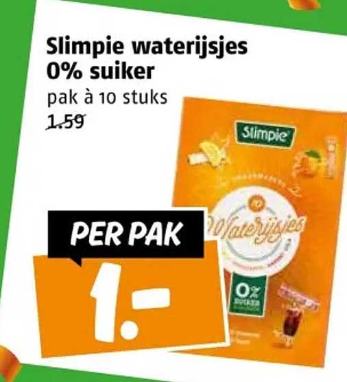 Slimpie waterijsjes 0% suiker