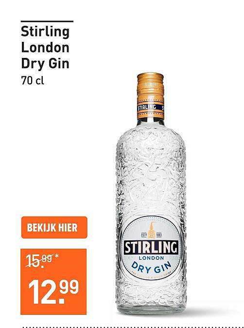 Stirling London Dry Gin 70 cl