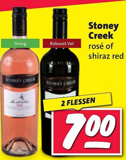 Stoney Creek rosé of shiraz red