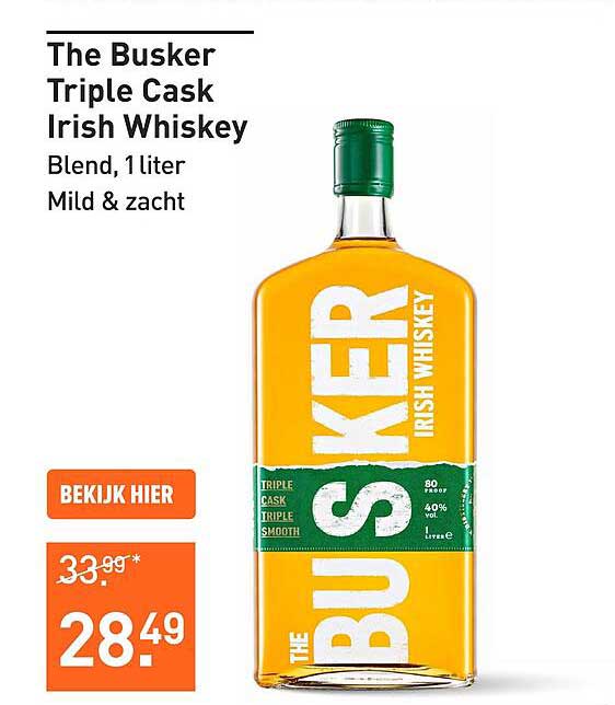 The Busker Triple Cask Irish Whiskey