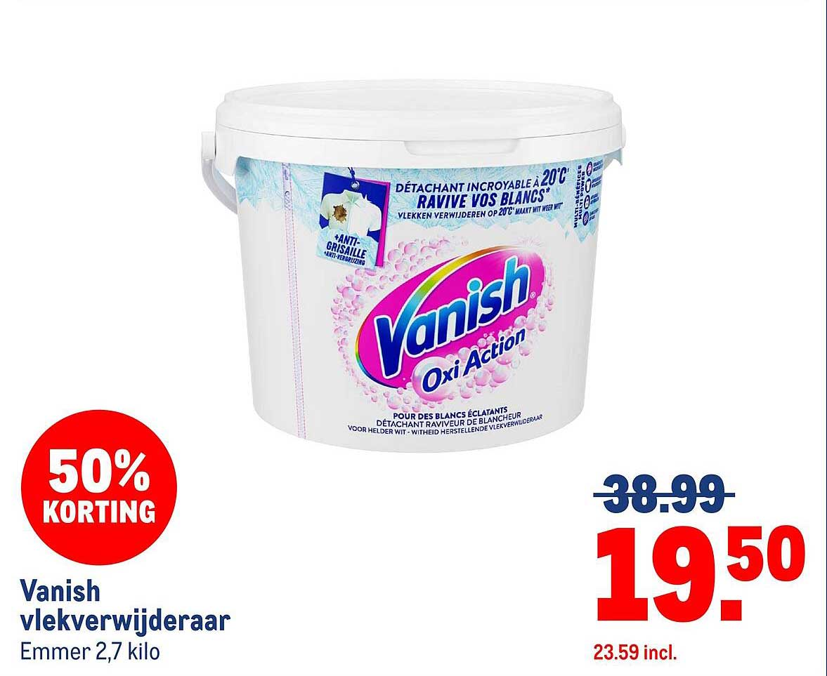 Vanish vlekverwijderaar Emmer 2,7 kilo