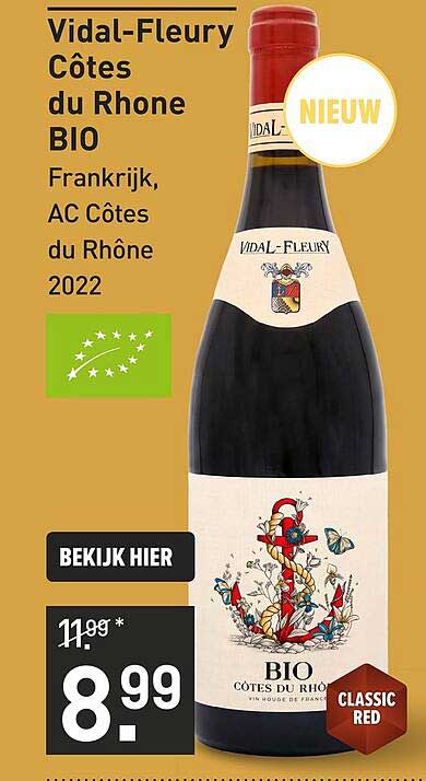 Vidal-Fleury Côtes du Rhone BIO