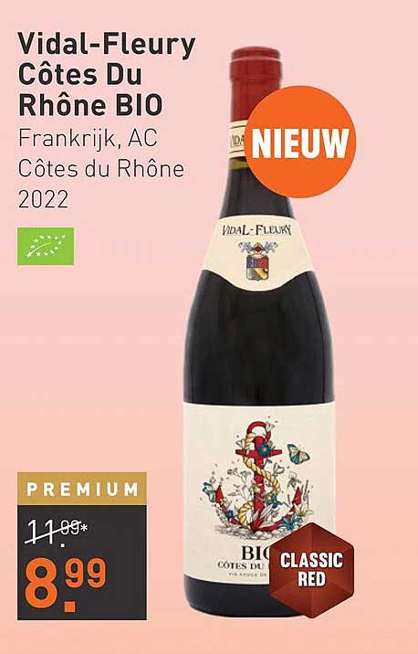 Vidal-Fleury Côtes Du Rhône BIO