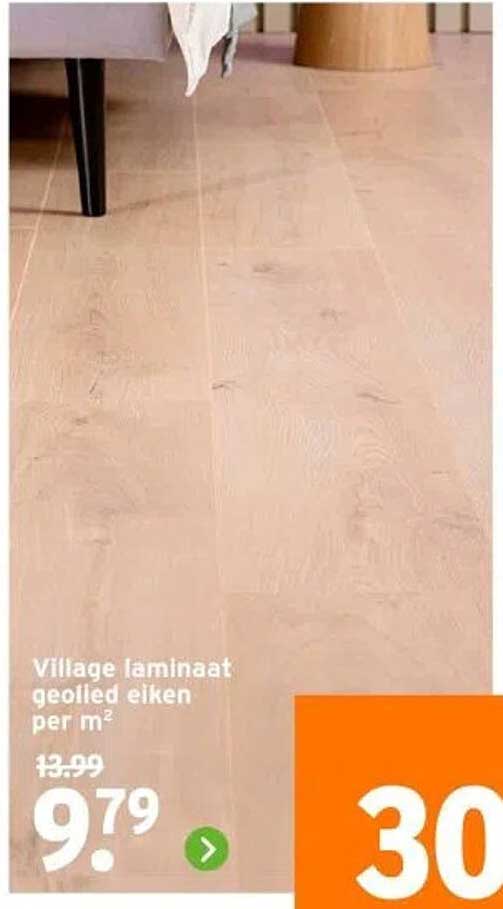 Village laminaat geolied eiken per m²