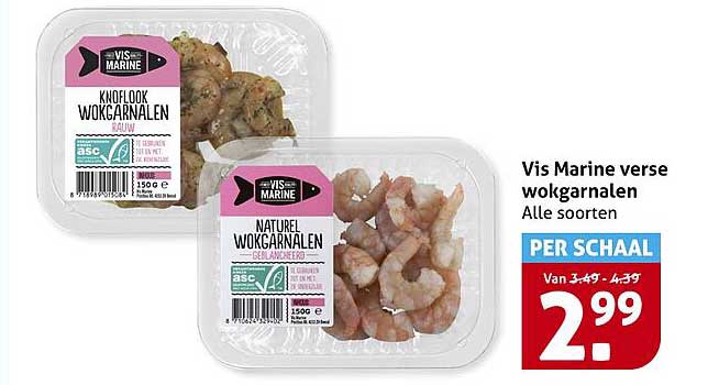 Vis Marine verse wokgarnalen