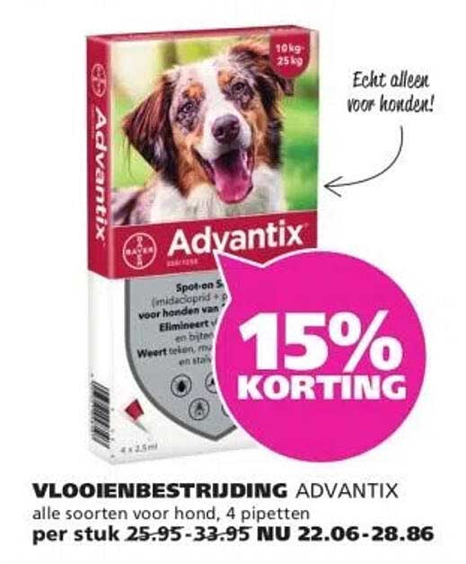VLOOIENBESTRIJDING ADVANTIX
