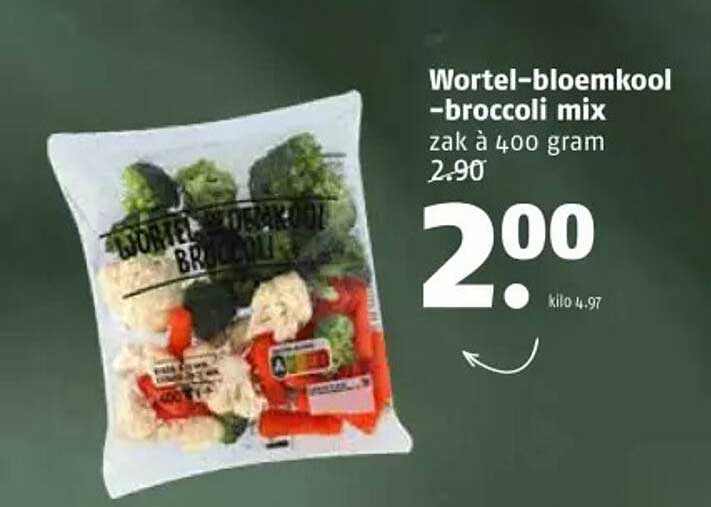 Wortel-bloemkool-broccoli mix