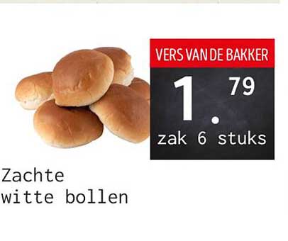Zachte witte bollen