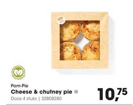 Cheese & chutney pie