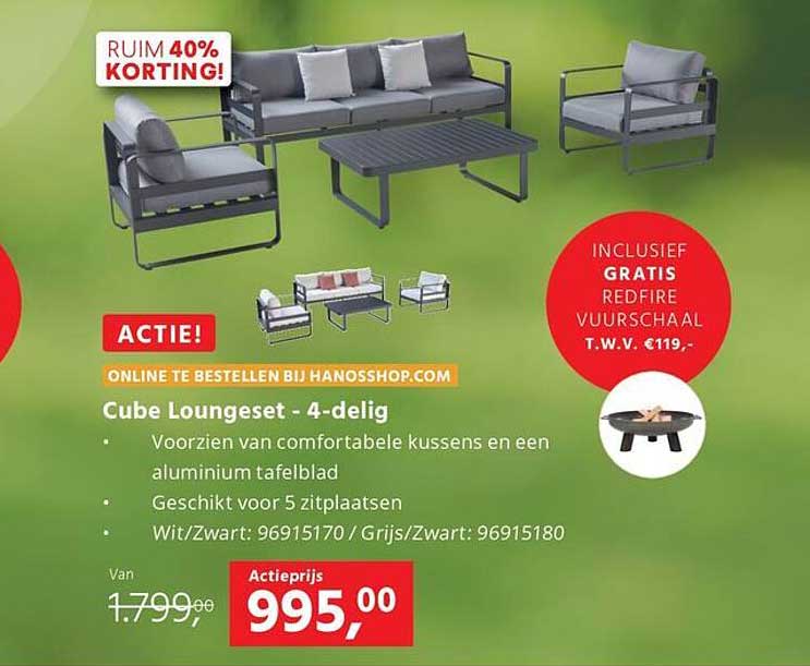 Cube Loungeset - 4-delig