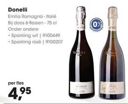 Donelli Emilia Romagna - Italië Bij doos 6 flessen - 75 cl