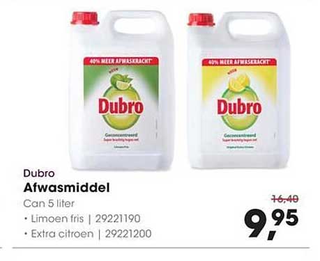 Dubro Afwasmiddel Can 5 liter