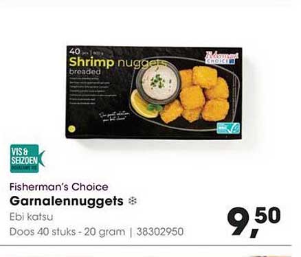 Fisherman's Choice Garnalennuggets Ebi katsu