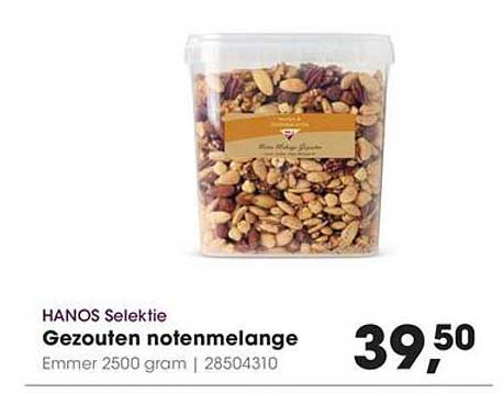 Gezouten notenmengeling