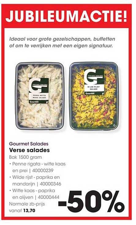 Gourmet Salades - Verse salades