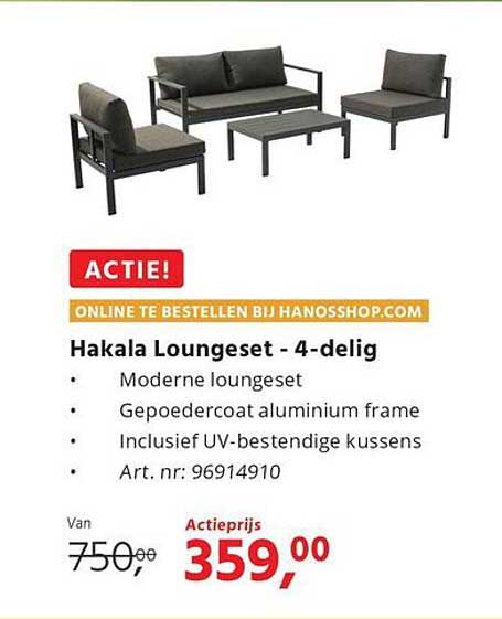 Hakala Loungeset - 4-delig