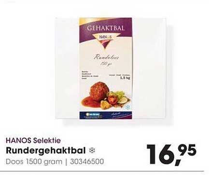 HANOS Selectie Rundgehaktbal