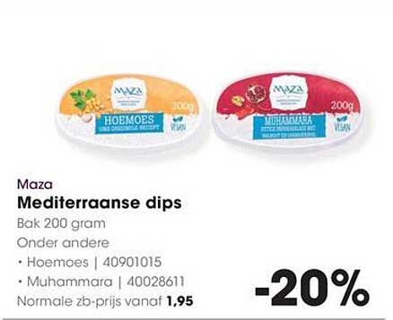 Maza Mediterraanse dips