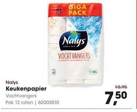 Nalys Keukenpapier Vochtvangers Giga Pack