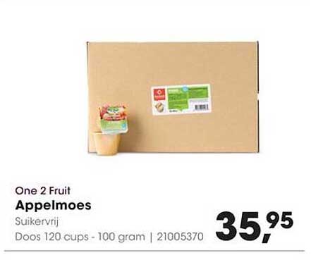 One 2 Fruit Appelmoes