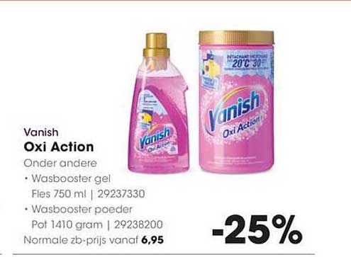 Vanish Oxi Action