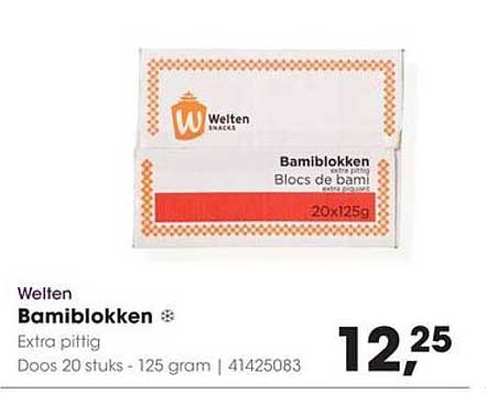 Welten Bami-blokken Extra Pittig