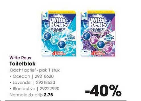 Witte Reus Toiletblok