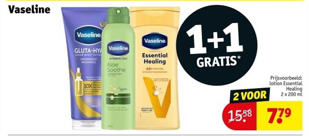 1+1 GRATIS* Vaseline