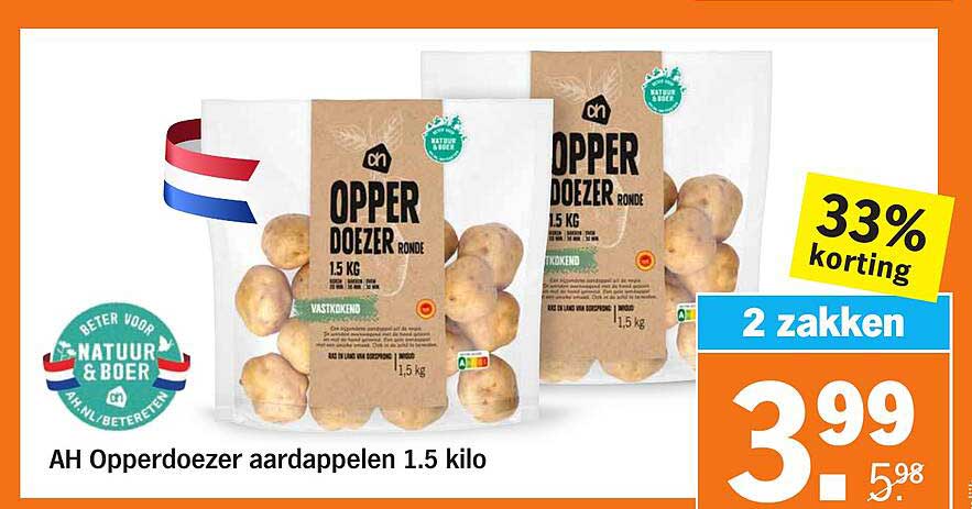 AH Opperdoezer aardappelen 1.5 kilo