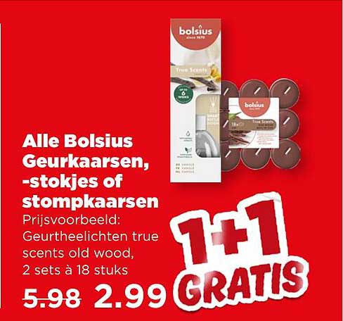 Alle Bolsius Geurkaarsen, -stokjes of stompkaarsen