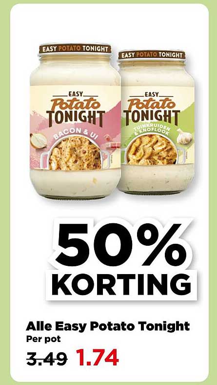 Alle Easy Potato Tonight