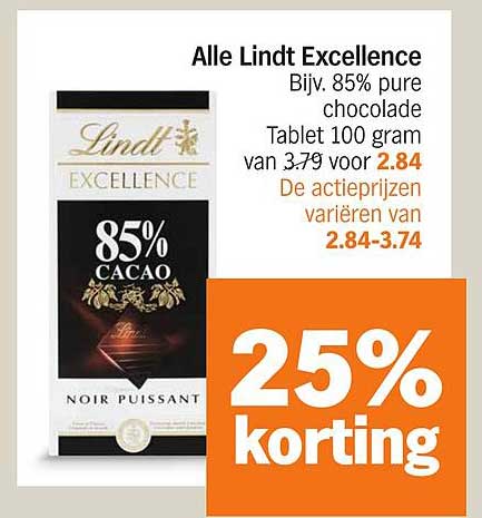 Alle Lindt Excellence