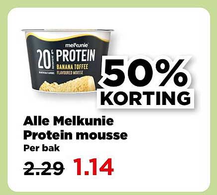 Alle Melkunie Protein mousse