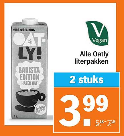 Alle Oatly literpakken