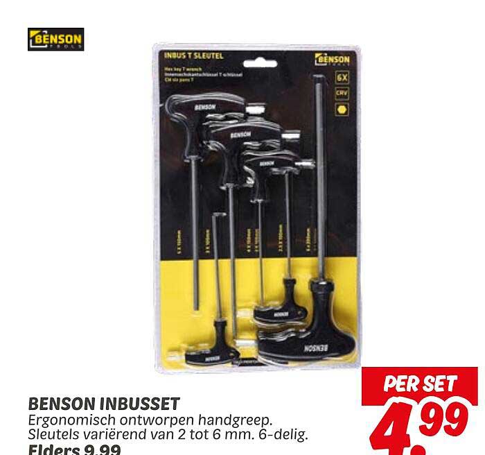 BENSON INBUSSET